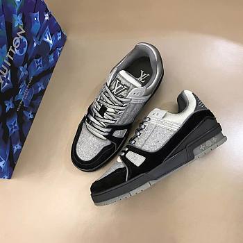 Louis Vuitton Trainer Black Grey LV164