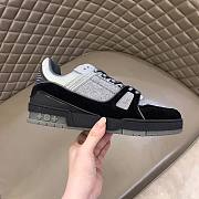 Louis Vuitton Trainer Black Grey LV164 - 5