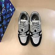 Louis Vuitton Trainer Black Grey LV164 - 6