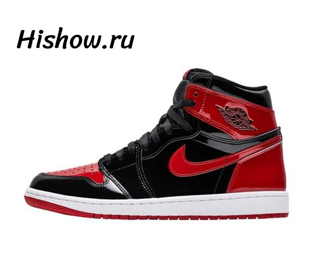 Air Jordan 1 High OG Bred Patent 555088-063 - 1