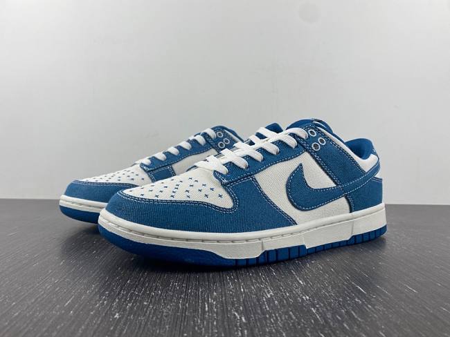 Nike Dunk Low Industrial Blue Sashiko DV0834-101 - 1