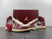 Air Jordan 1 Mid SE Tiki Leaf Team Red DZ2820-601 - 6