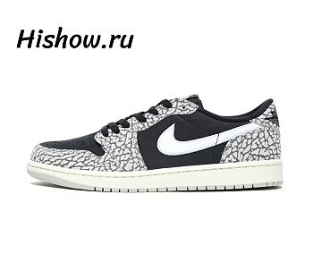 Air Jordan 1 Retro Low OG Black Cement CZ0790-001