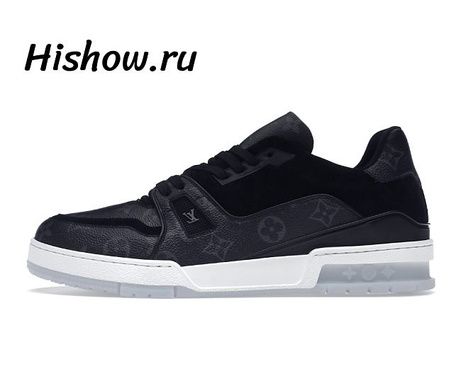 Louis Vuitton Trainer Black Monogram 1A8PUA - 1