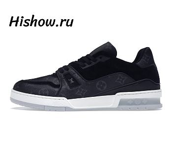 Louis Vuitton Trainer Black Monogram 1A8PUA