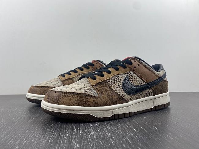 Nike Dunk Low Premium CO.JP Brown Snakeskin FJ5434-120 - 1