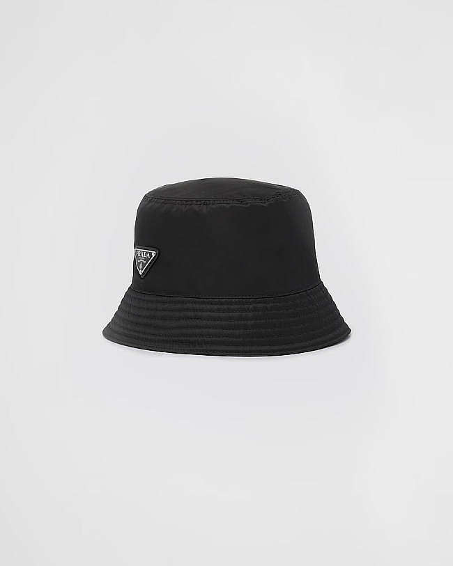 Prada Re-Nylon Bucket Hat Black - 1